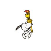 USC Trojans Trojans Snoopy and Woodstock Torches Magnet